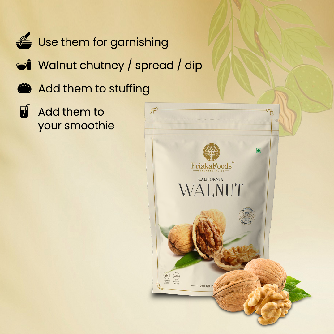 Premium Whole Chilean Walnuts Kernels 250g